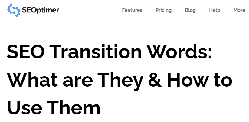 seo transition words