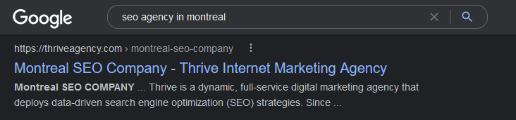seo agency in montreal