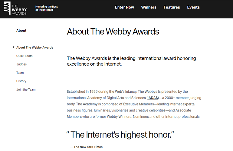 The Webbys